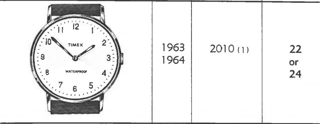 timex 63 marlin 2010 2463 1963 watch