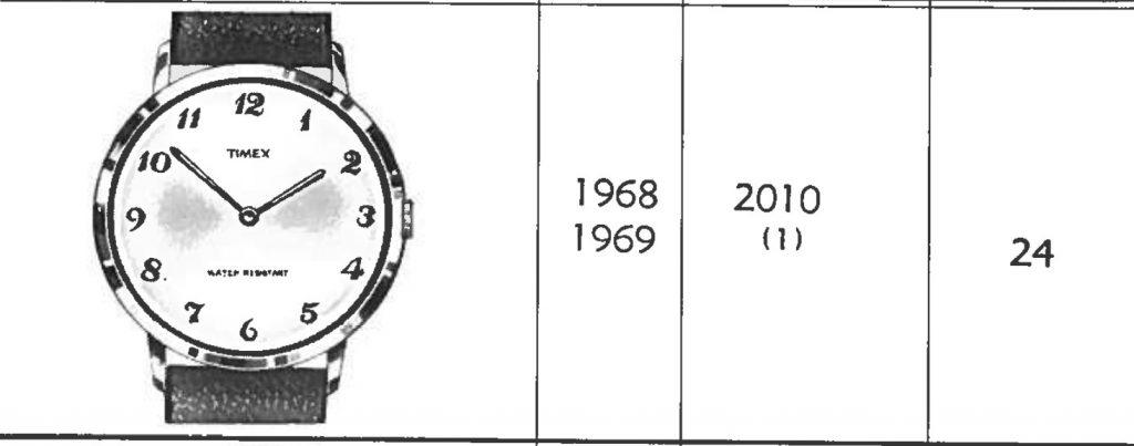 timex marlin watch 2010 2468 1968