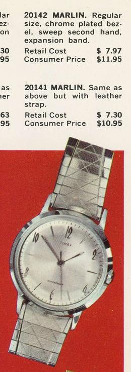 timex marlin watch 2014 2465 1965