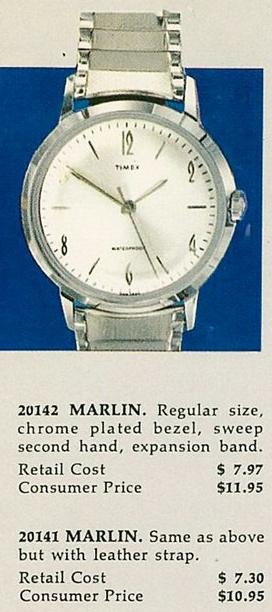 timex marlin watch 2014 2466 1966