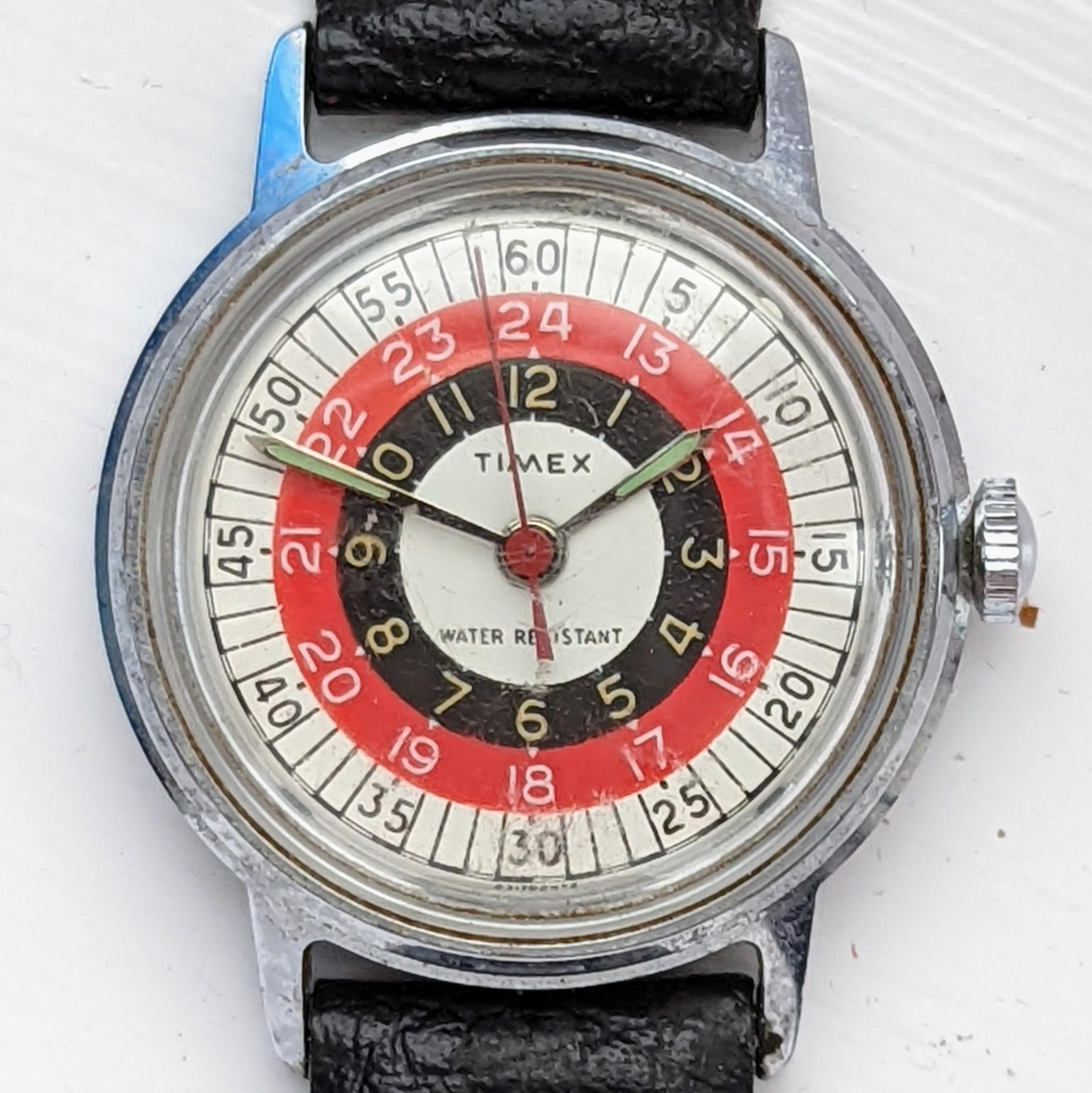 Vintage Timex Sprite 23170-2472 Bullseye 1972
