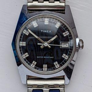 Timex Moire Sprite Calendar Watch 24550 02576 1976