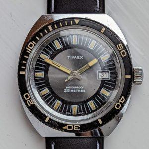 Timex Marlin Calendar Dive Watch 2767 2571 [1971]