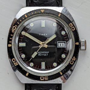 Timex Marlin Calendar Dive Watch 27670 2571 [1971]