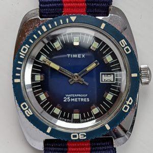Timex Marlin Calendar Dive Watch 27671 02574 [1974]