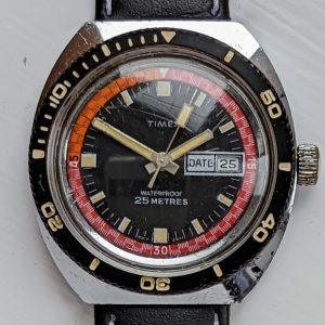 Timex Marlin Calendar Dive Watch 27674 2571 [1971]