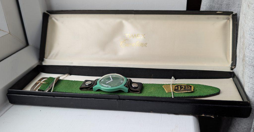 1968 green timex funtimer