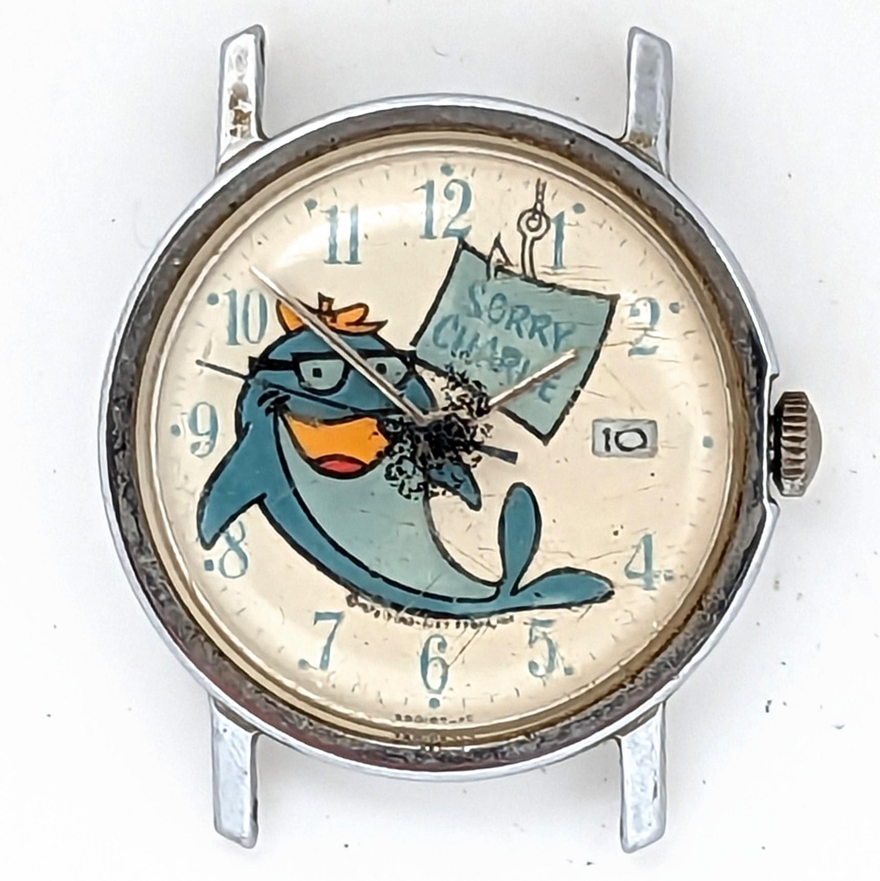 Vintage Timex Mercury 39016-2573 Star-Kist Tuna Sorry Charlie 1973