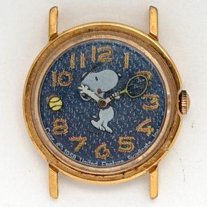 Timex Snoopy Tennis Character Watch Denim 39019 02477 [1977]