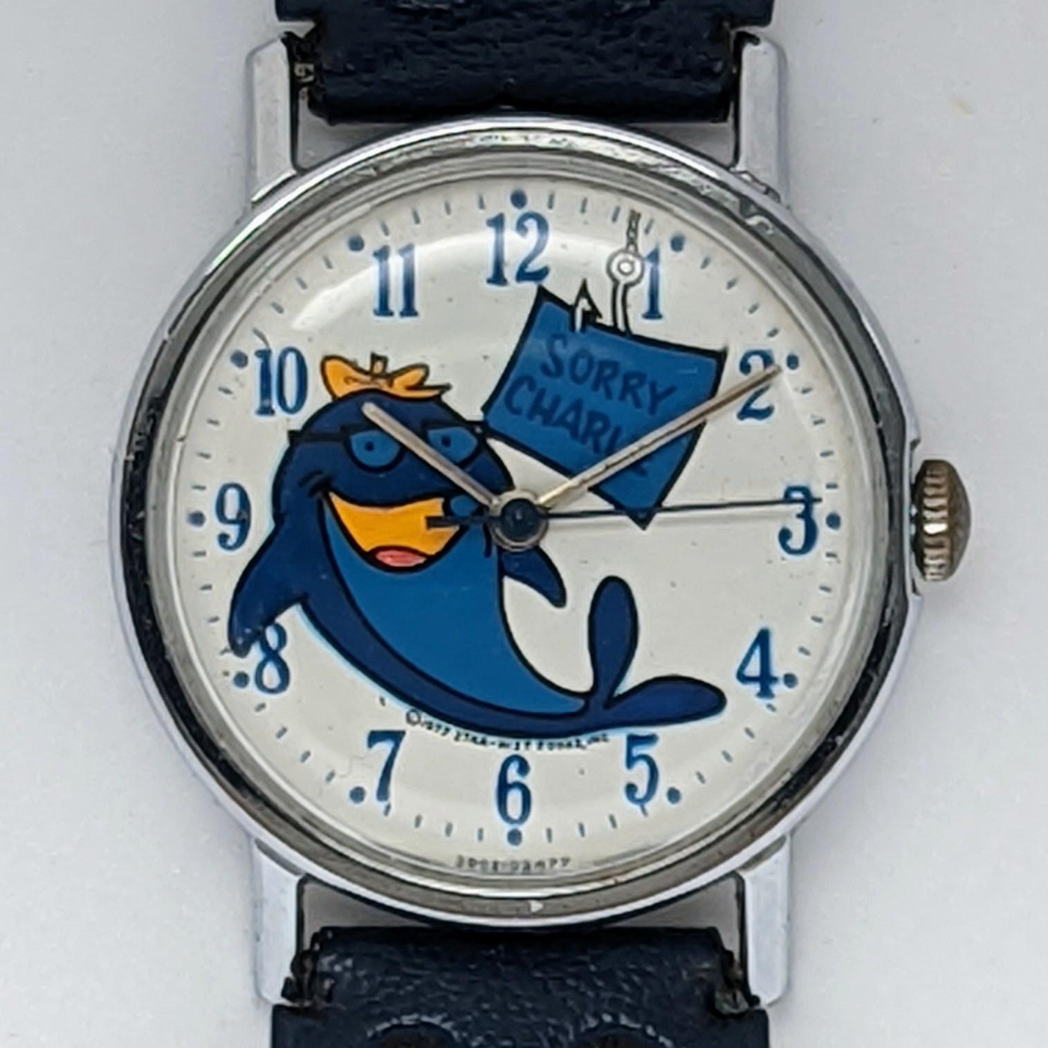 Vintage Timex Marlin 39021-02477 Star-Kist Tuna Sorry Charlie 1977