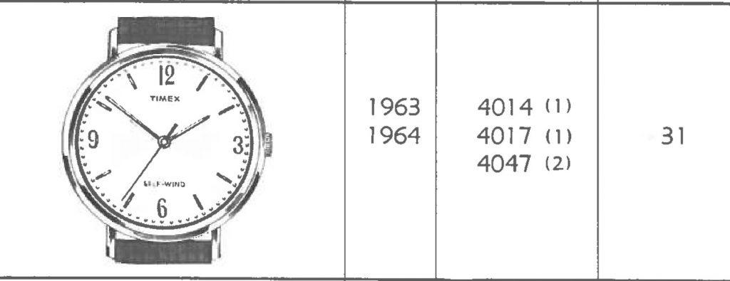 Timex Viscount 4047 3163 1963