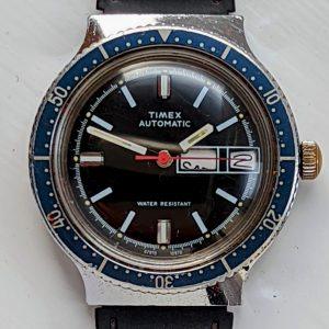 Timex Viscount Day Date Automatic Dive Watch 47970 10978 [1979]