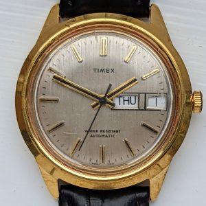 Timex Viscount Day Date Automatic Watch 48861 10977 [1977]