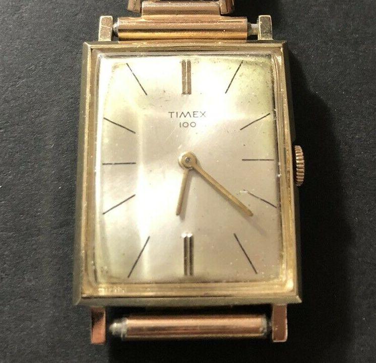 Vintage Timex 100 5180-2360 Extrathin 1960