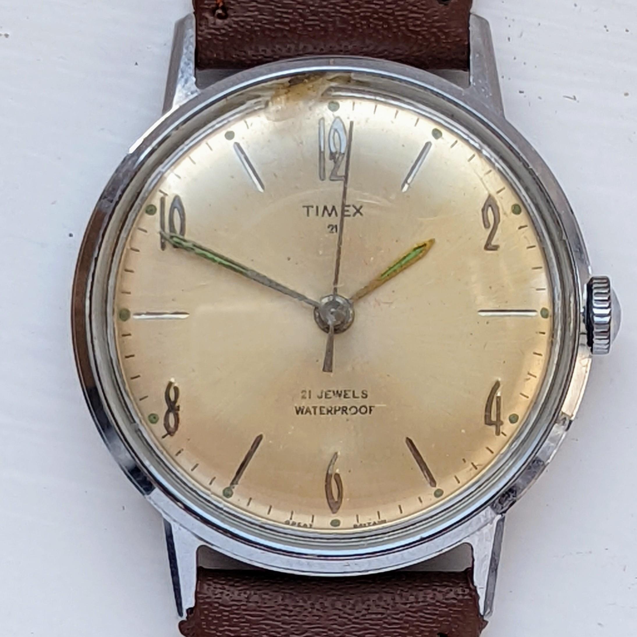 Vintage Timex 21 Jewel 6512-7266 1966