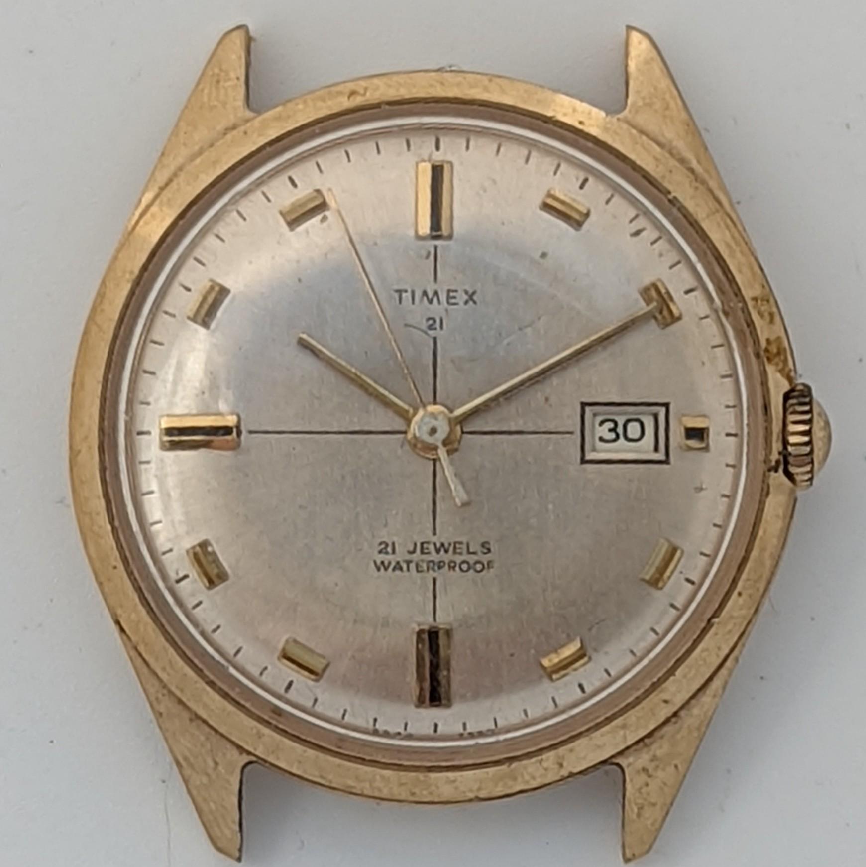 Vintage Timex 21 Jewel 6544-7569 Prestige 1969
