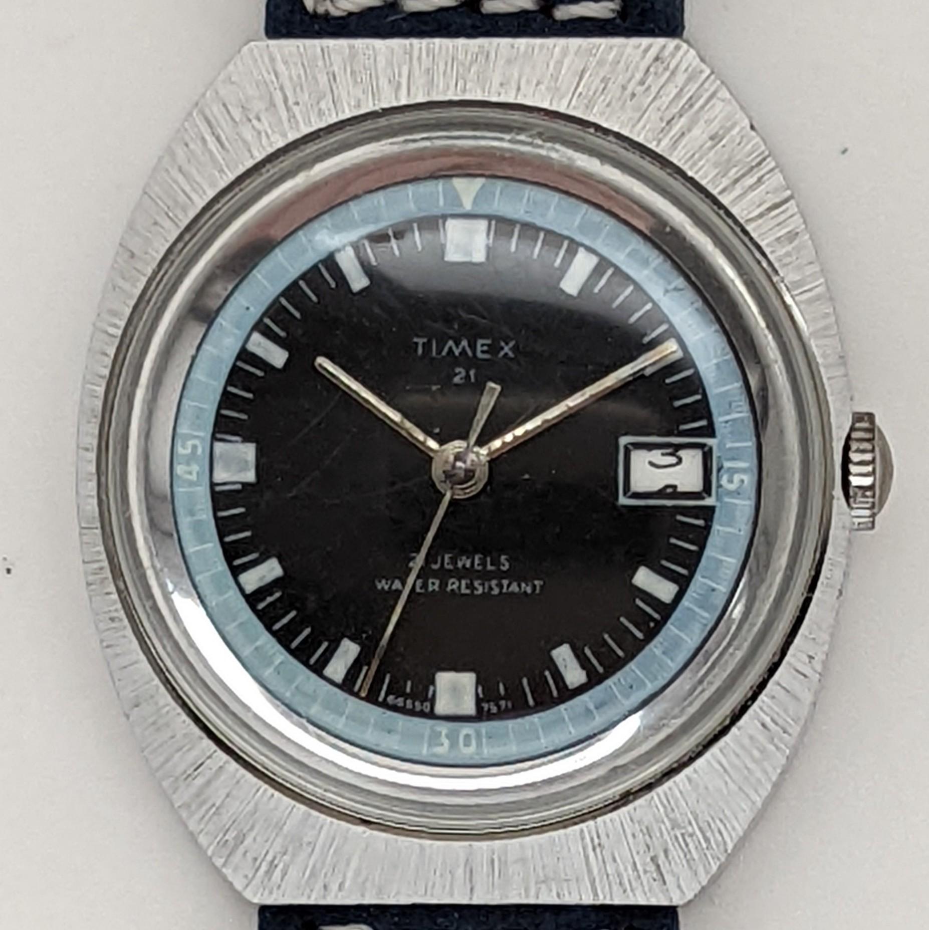 Vintage Timex 21 Jewel 6550-7571 1971