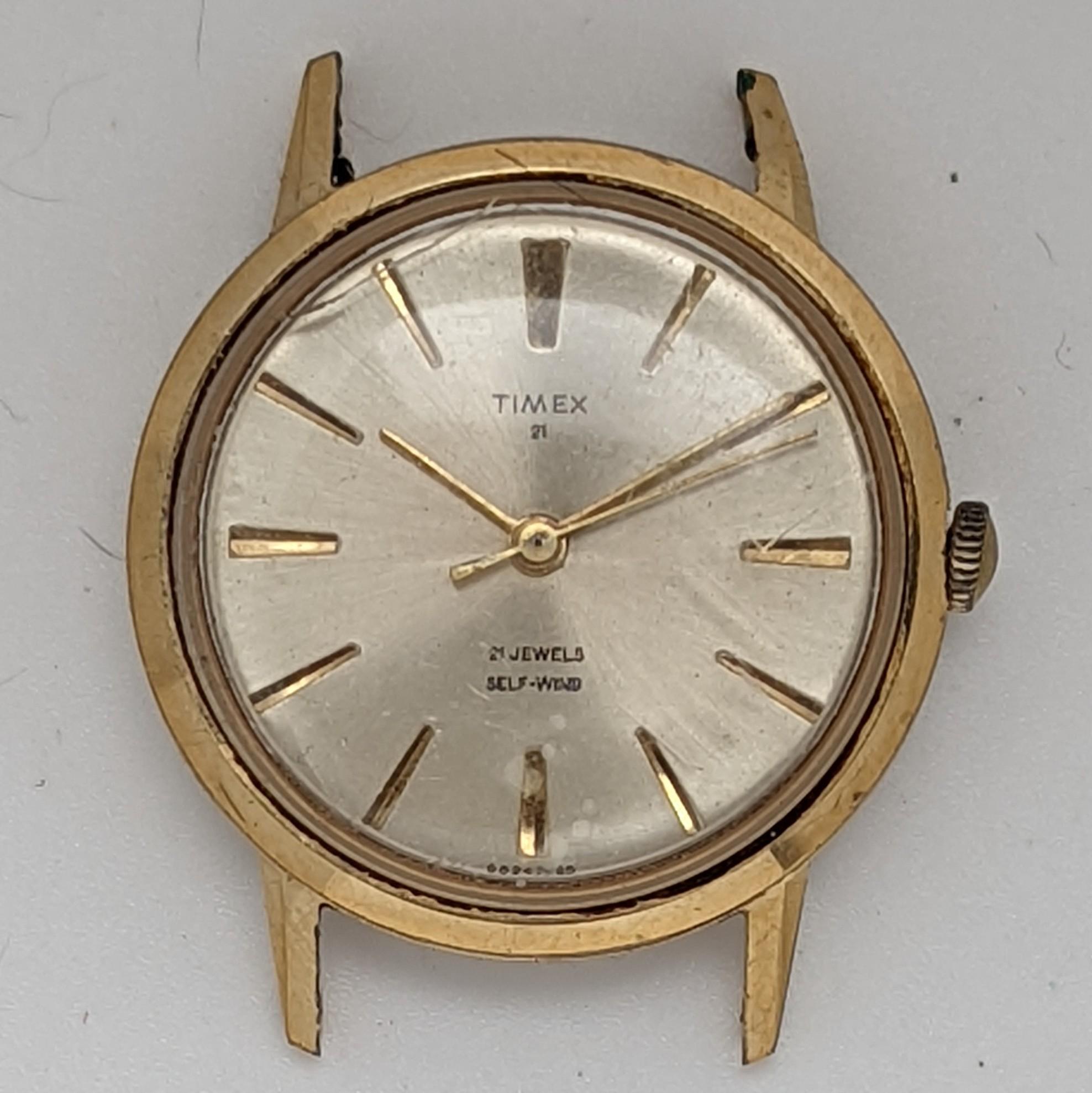 Vintage Timex 21 Jewel 6824-7465 Self-Wind 1965