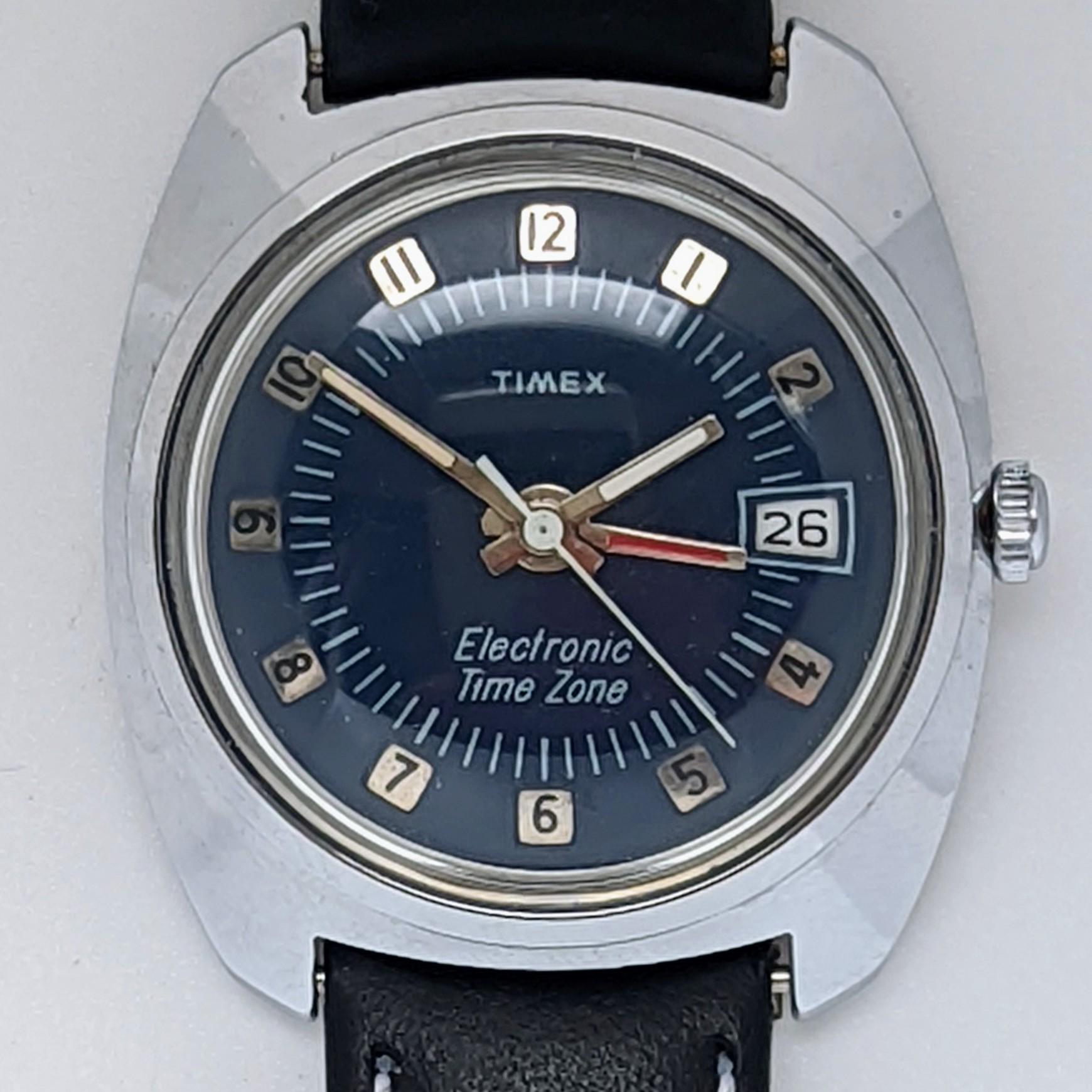 Men's Vintage Timex Watch 26560 10578 Mechanical Winding
