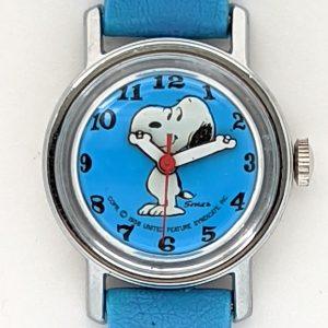 Timex Snoopy Character Watch Blue 80129 10079 [1979]