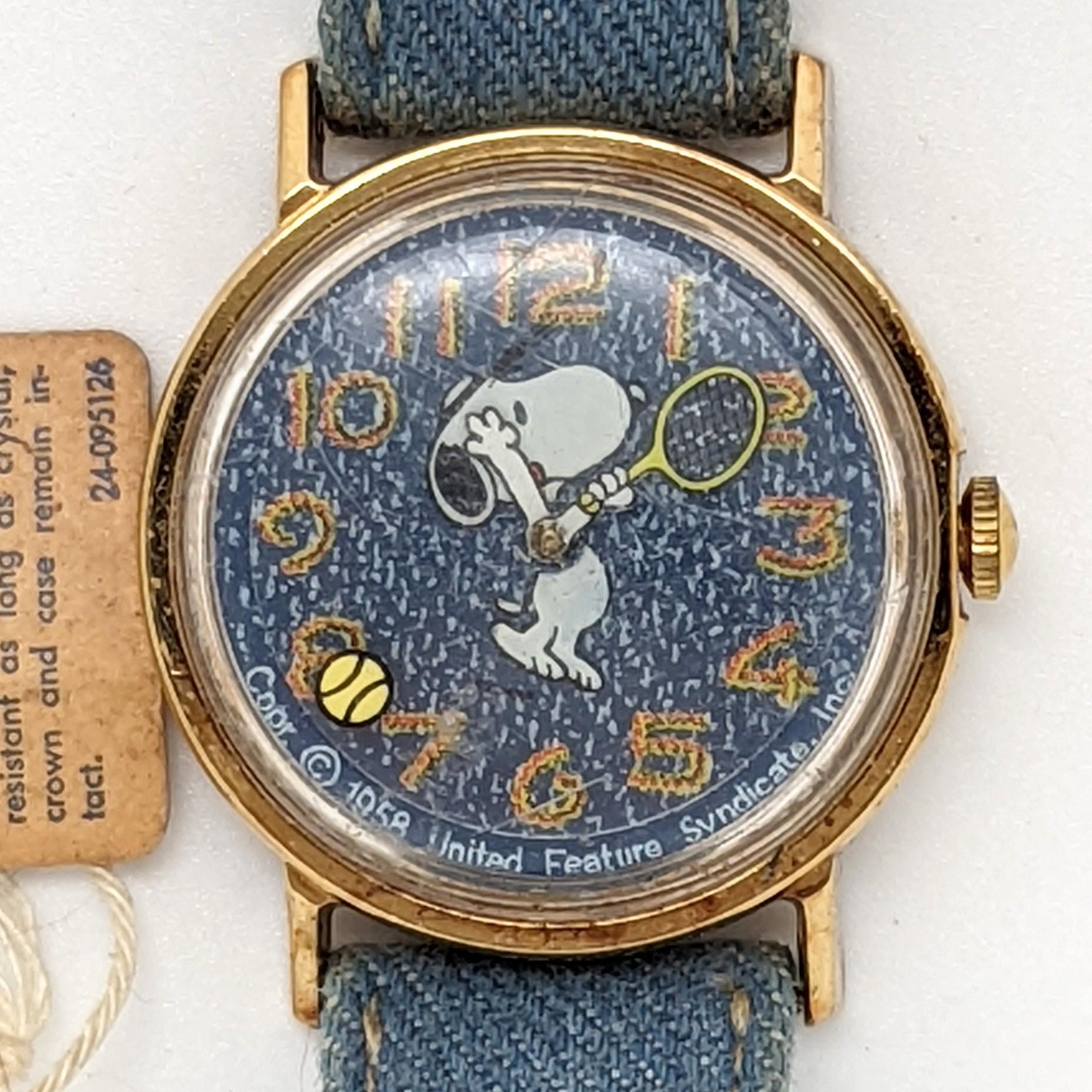 Vintage Timex Mercury 86218-10479 Peanuts Snoopy 1979