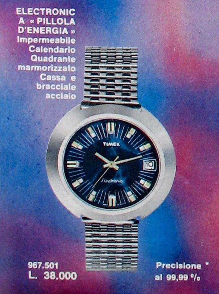 Timex electric watch 96750 8771 1971