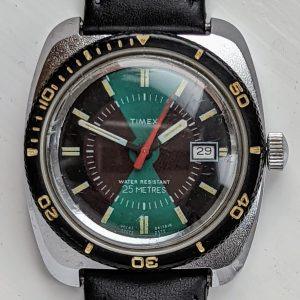 Timex Marlin Calendar Dive Watch 27672 2572 [1972]