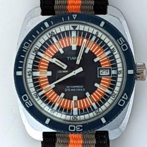 Timex Marlin Calendar Dive Watch 27675 2572 [1972]