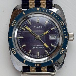 Timex Marlin Calendar Dive Watch 27676 02576 [1976]