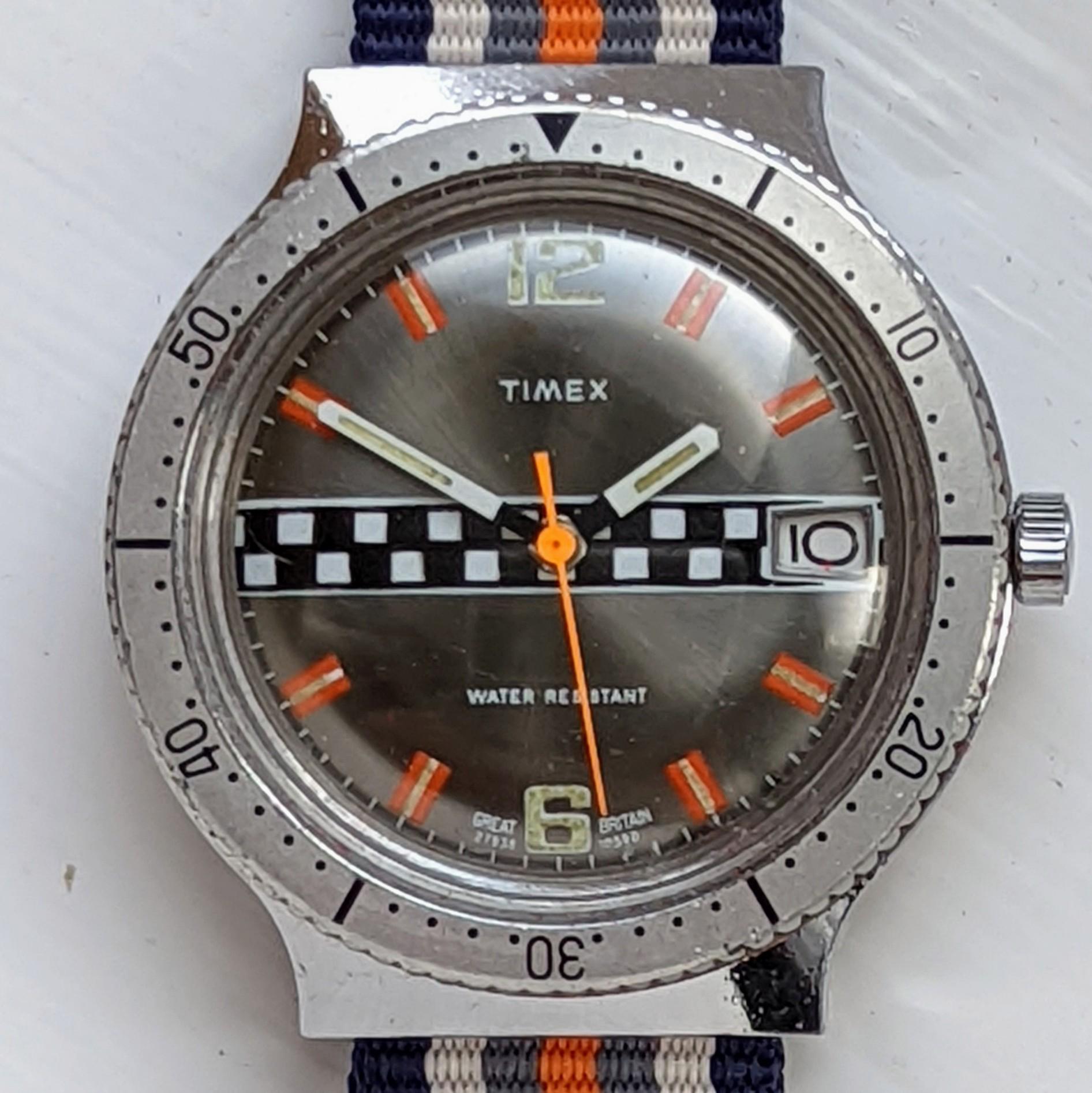 Vintage Timex Marlin 27938-10580 1980