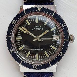 Timex Viscount Calendar Automatic Dive Watch 34329 10879 [1979]