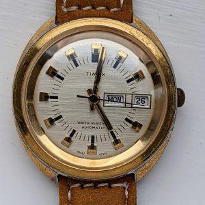 Timex Viscount Day Date Automatic Watch 48862 03375 [1975]