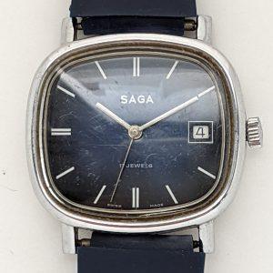 Saga 100 17 Jewels Watch 66750 18175 [1975]