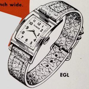 Timex EGL Model E Watch 1950