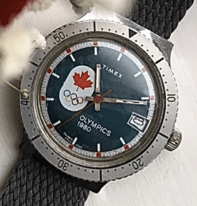Timex 1980 Canada Leaf Olympic Watch