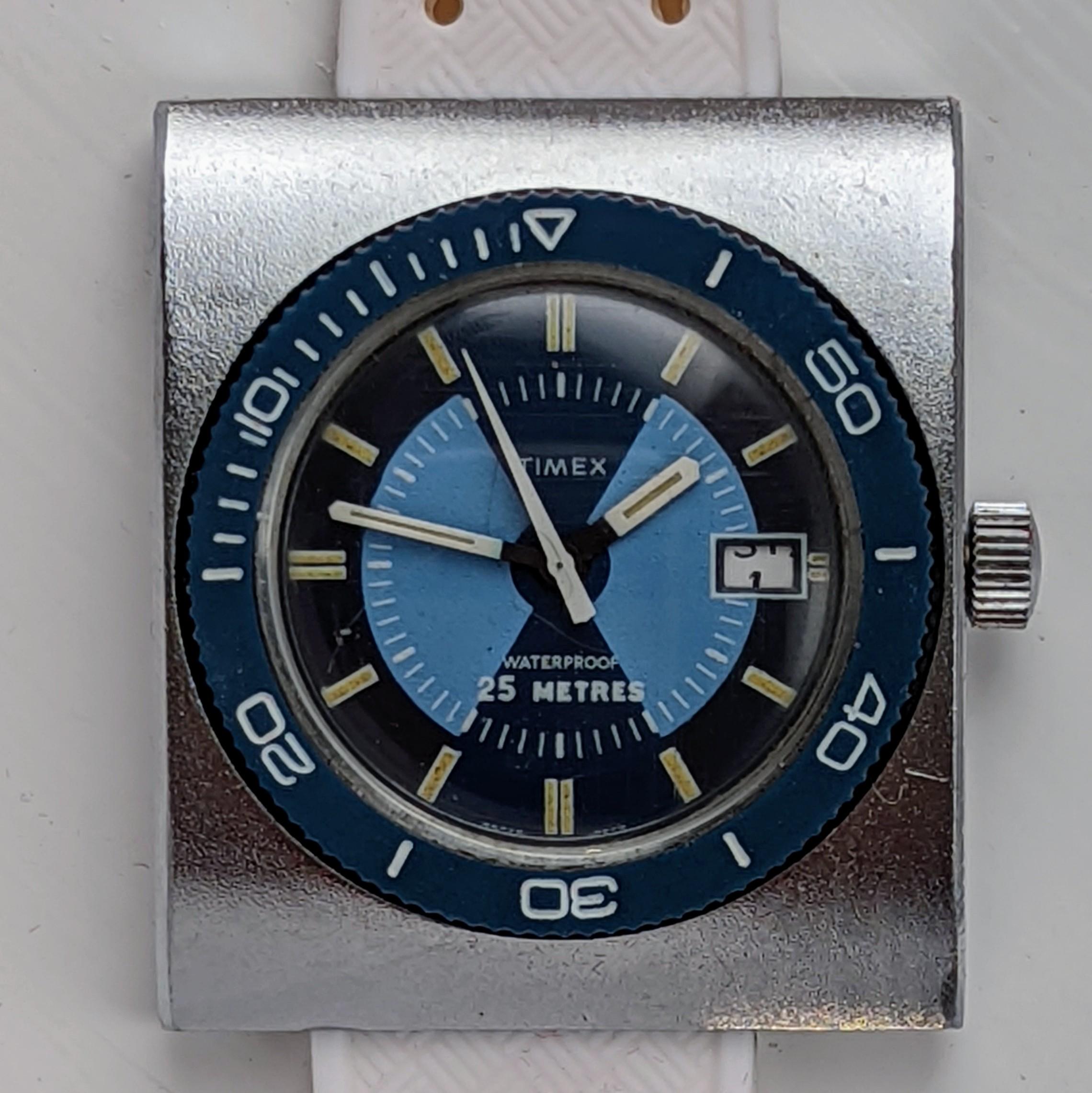 Wintage Timex Marlin dive watch 2277-2572 1972