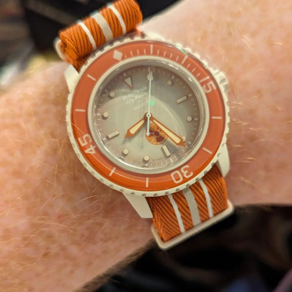 blancpain x swatch dial