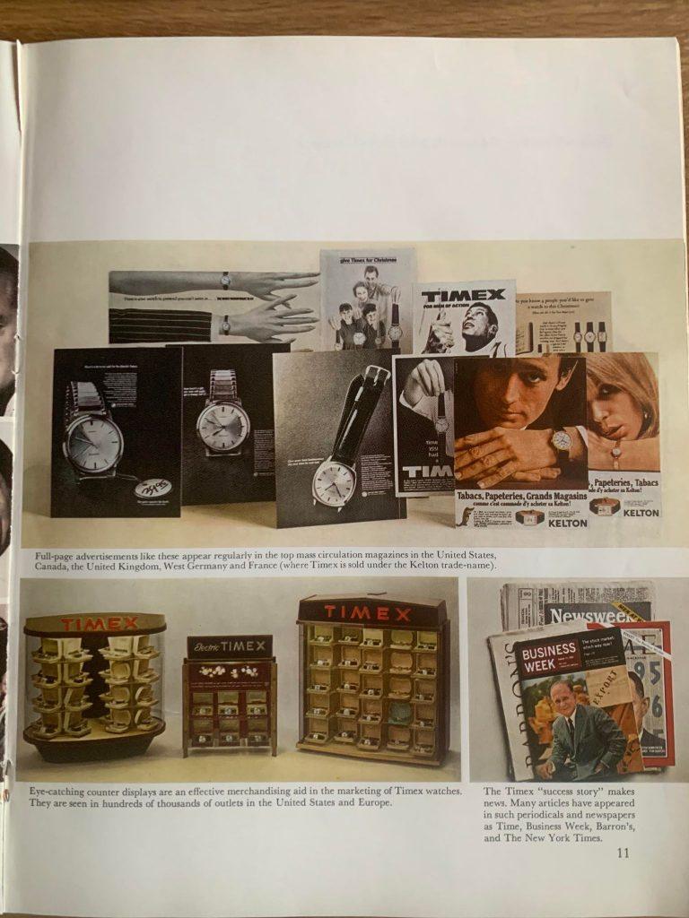 1968 Timex corporate brochure