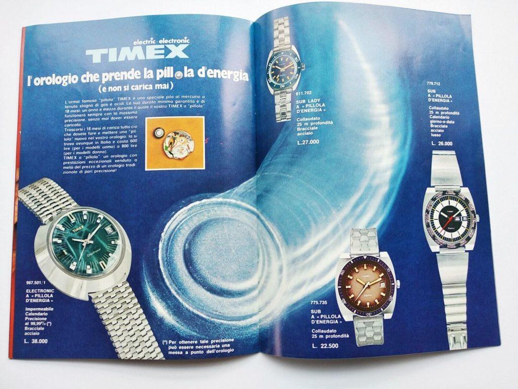 1973 Italy Timex Brochure