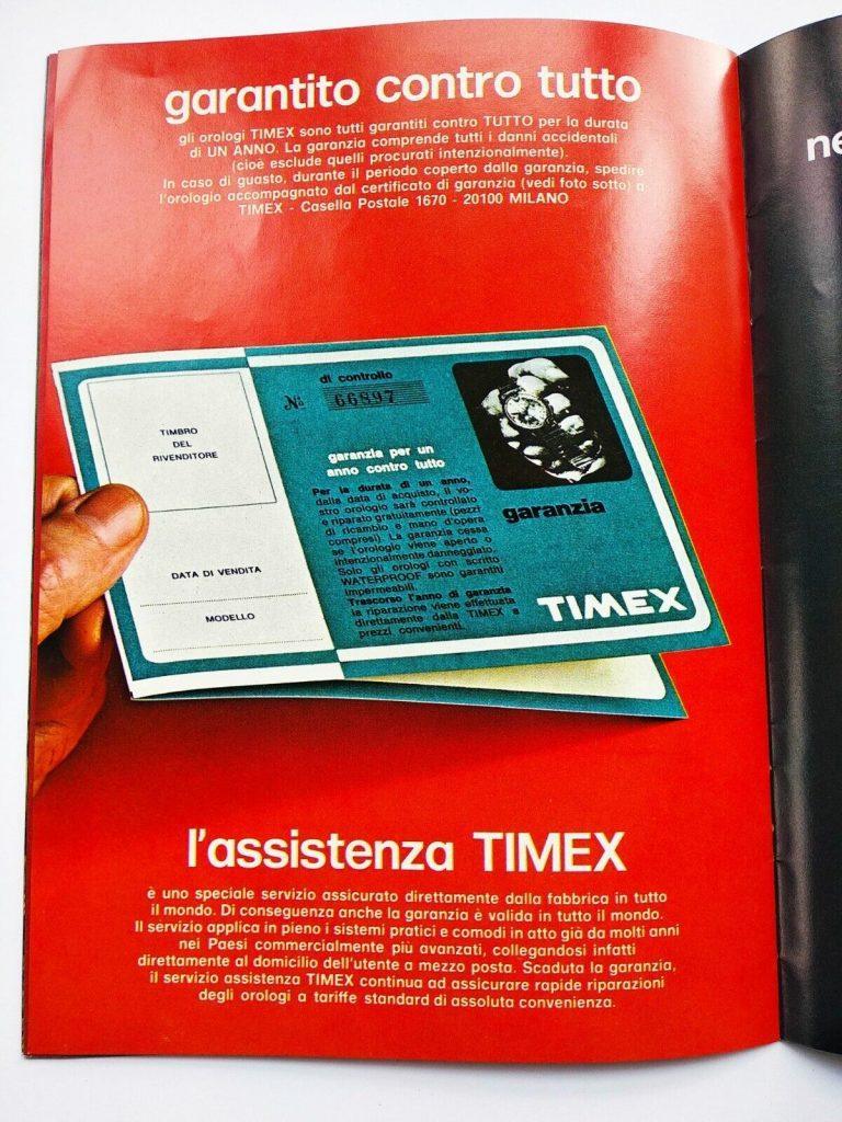 1973 Italy Timex Brochure