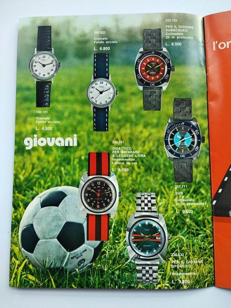 1973 Italy Timex Brochure