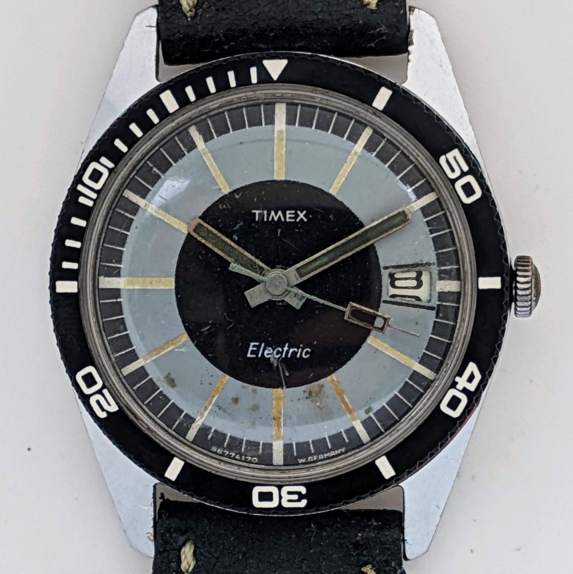 vintage Timex electric calendar 1970 Ref. 9677 4170