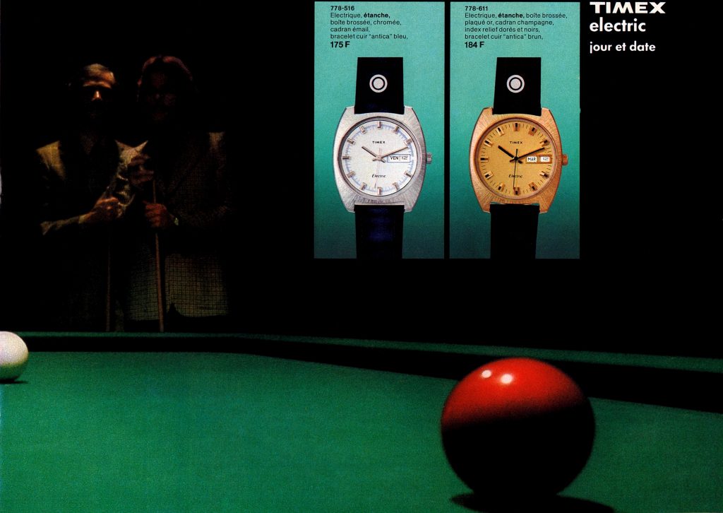 1972 Timex catalog catalogue brochure France
