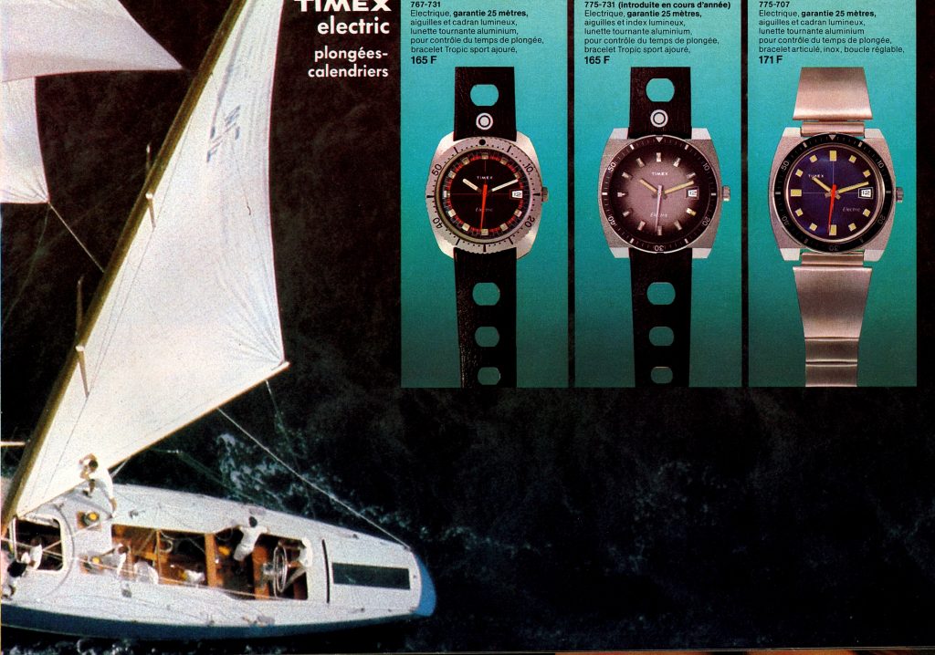 1972 Timex catalog catalogue brochure France