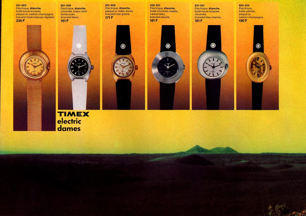 1972 Timex catalog catalogue brochure France
