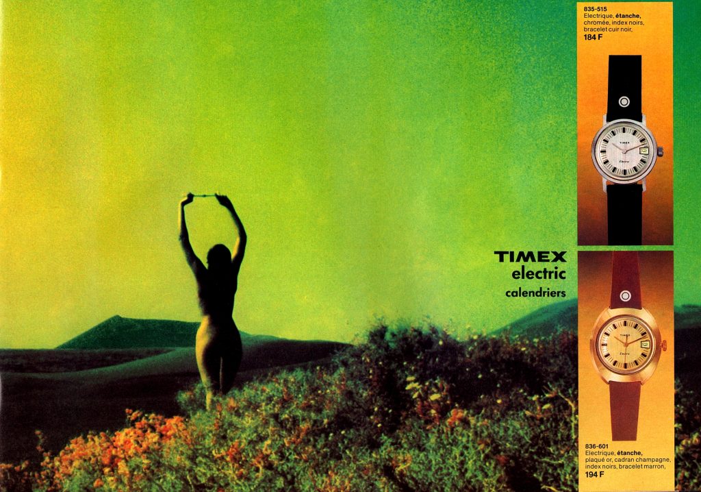 1972 Timex catalog catalogue brochure France