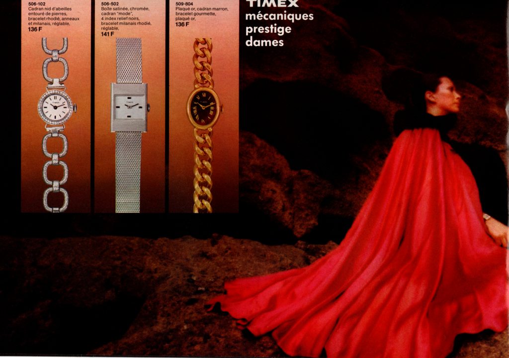 1972 Timex catalog catalogue brochure France