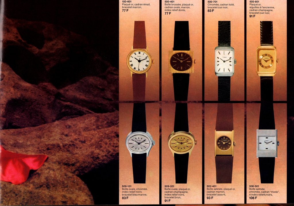 1972 Timex catalog catalogue brochure France