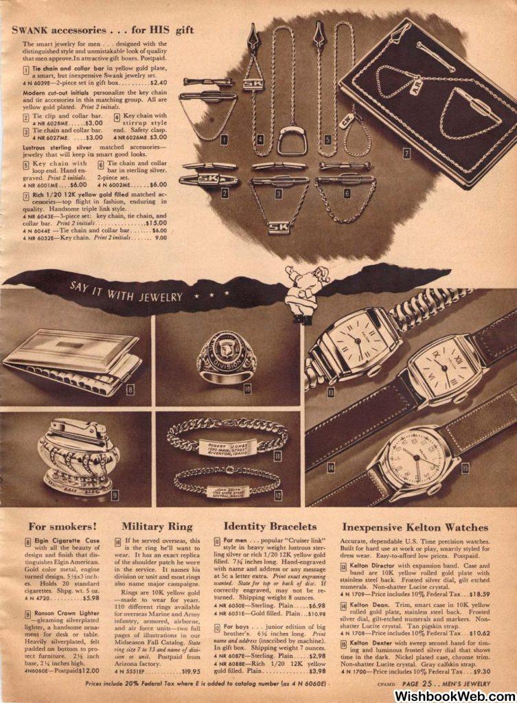 Kelton watches 1946 sears catalog