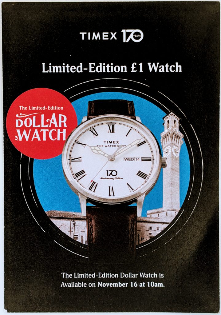 Timex Waterbury 170th Anniversary Dollar Watch 2024 Quartz TW2Y10700